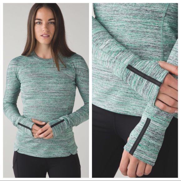 lululemon athletica Tops - Lululemon Runderful LS Space Dye Camo Sz 6